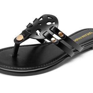 Dream Pairs Women’s Casual Strappy Flip-Flop Sandals